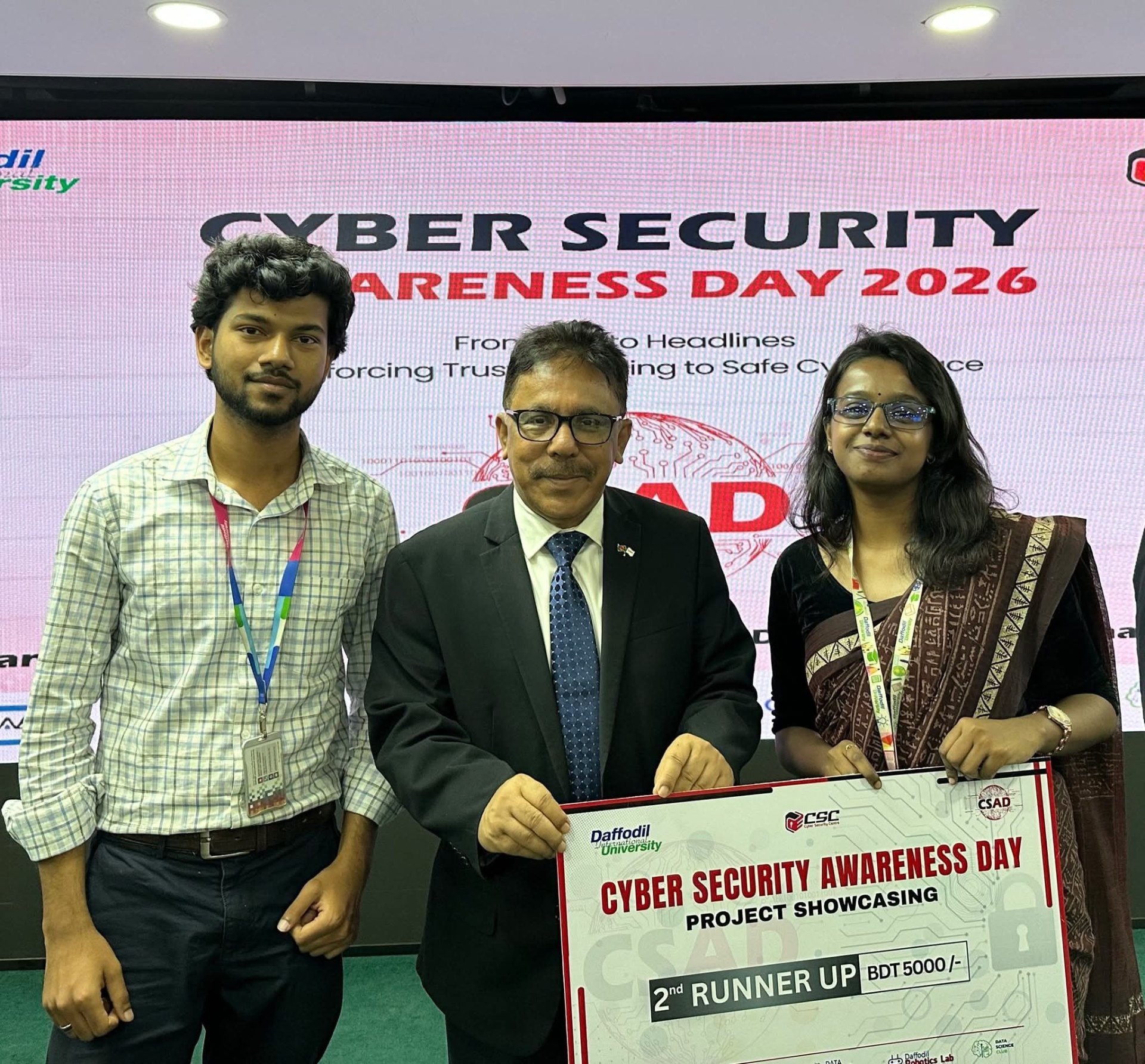 2nd Runner-Up — Cyber Security Awareness Day 2026